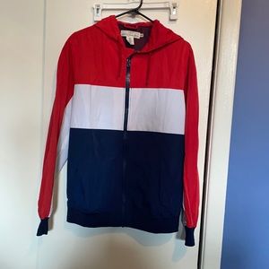 H & M color block windbreaker